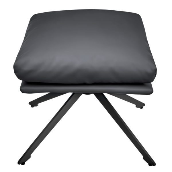 Оттоманка HUG тёмно-серый, экокожа — изображение 4