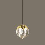 Подвесной светильник MD24001033-1A gold/clear