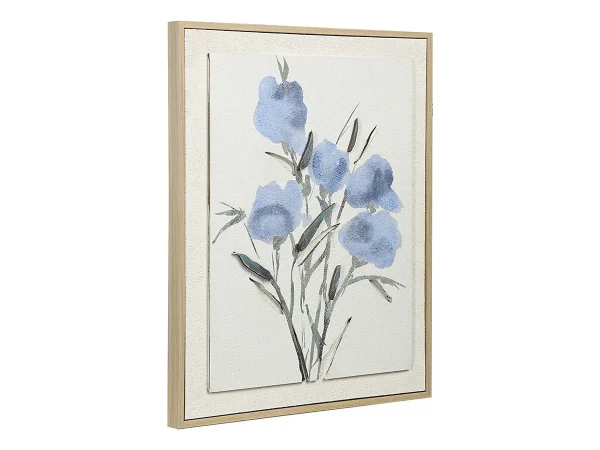 Панно декоративное Meadow flower бежевый, голубой — изображение 2