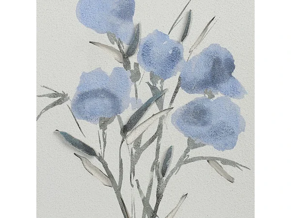 Панно декоративное Meadow flower бежевый, голубой — изображение 4