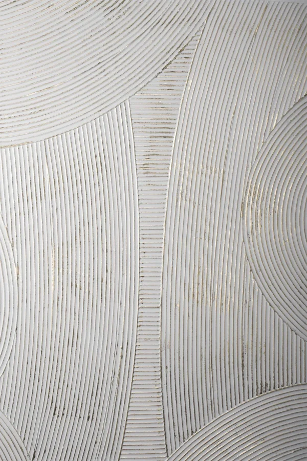 Панно интерьерное фактурное Textured White белый — изображение 3