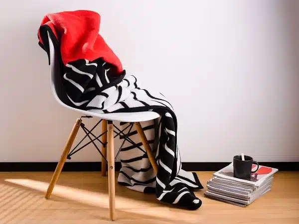 Плед Memphis красный, черный — изображение 4