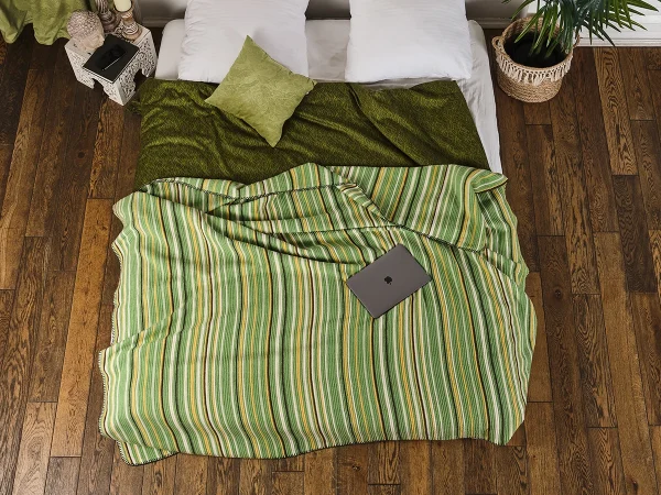 Плед Narassvete зеленый — изображение 2