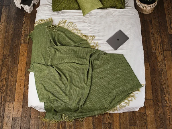 Плед Narassvete зеленый — изображение 3