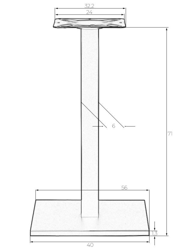 Подстолье обеденное DOBRIN GRACE — изображение 5