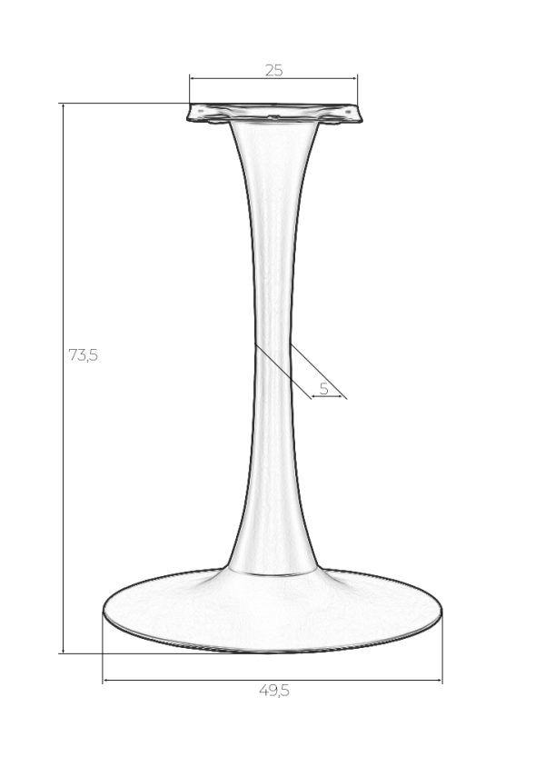 Подстолье обеденное DOBRIN JIM BLACK — изображение 4