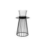 Подсвечник Fancy Black 22см