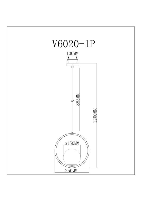 Подвесной светильник Moderli V6020-1P Barocco — изображение 3