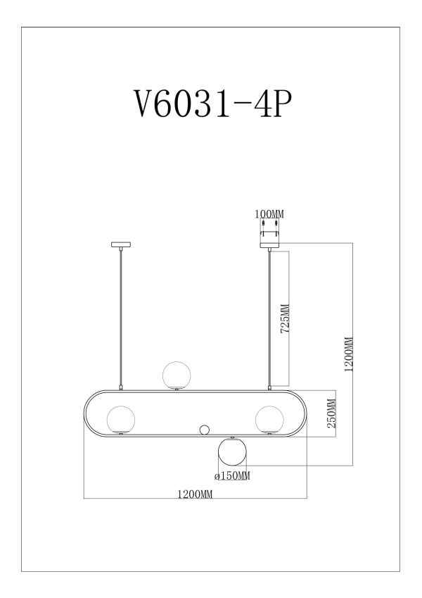 Подвесной светильник Moderli V6031-4P Krona — изображение 3