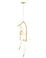 Подвесной светодиодный светильник Moderli V3071-2PL origami Birds 2*LED*6W