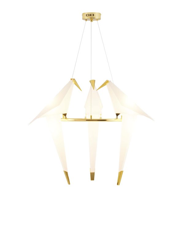 Подвесной светодиодный светильник Moderli V3071-3PL origami Birds 3*LED*6W