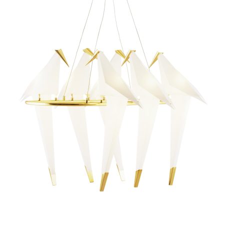 Подвесной светодиодный светильник Moderli V3073-6PL origami Birds 6*LED*6W