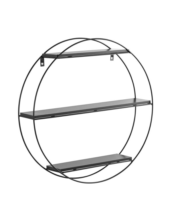 Полка Luna черная черный мрамор Полка Luna черная черный мрамор