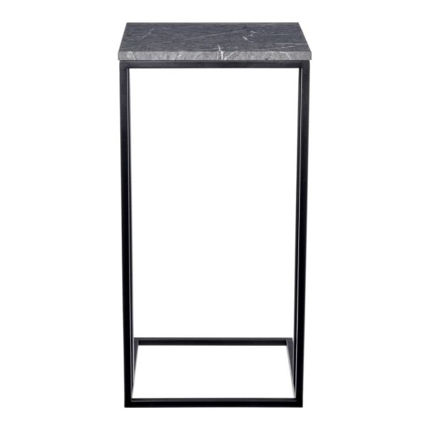 pridivannyj-stolik-loft-35x35sm-seryj-mramor-chjornye-nozhki-4 Придиванный столик Loft 35x35см, серый мрамор, чёрные ножки — изображение 5
