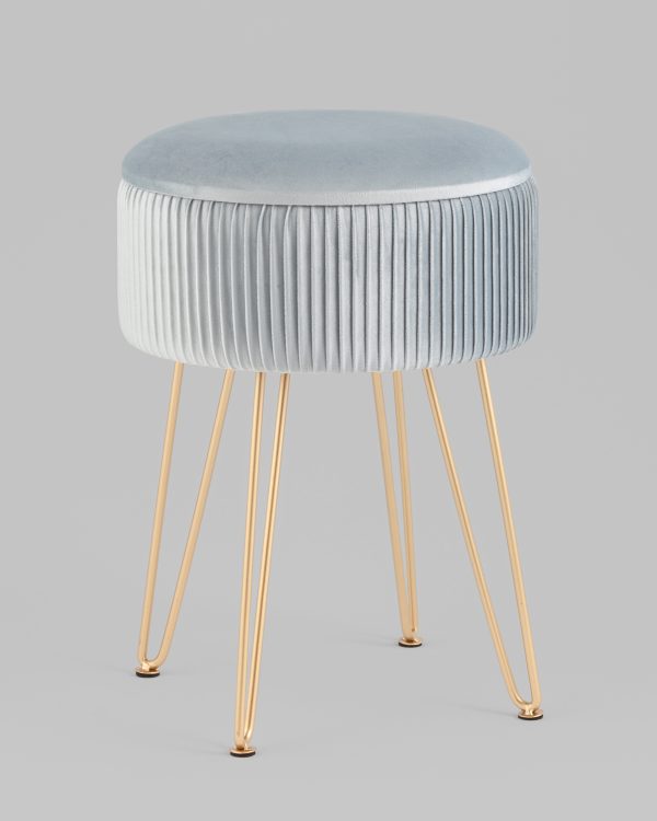 Пуф Астор светло-голубой — изображение 2