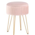 Пуф Астор светло-розовый