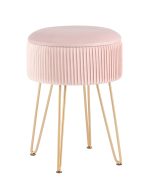 Пуф Астор светло-розовый