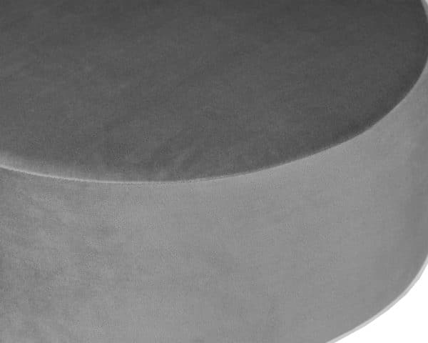 Пуф DOBRIN DANNY BLACK, серый велюр (MJ9-75) — изображение 3