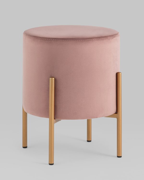 Пуф Кейси велюр пыльно-розовый — изображение 2