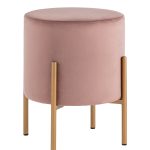 Пуф Кейси велюр пыльно-розовый