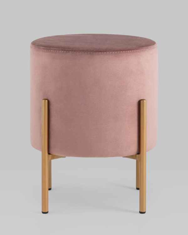 Пуф Кейси велюр пыльно-розовый — изображение 3