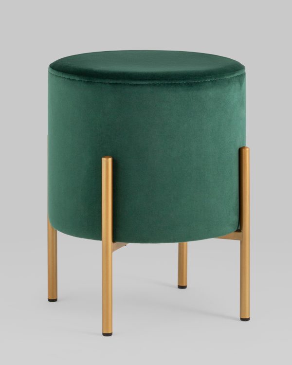 Пуф Кейси велюр зелёный — изображение 2