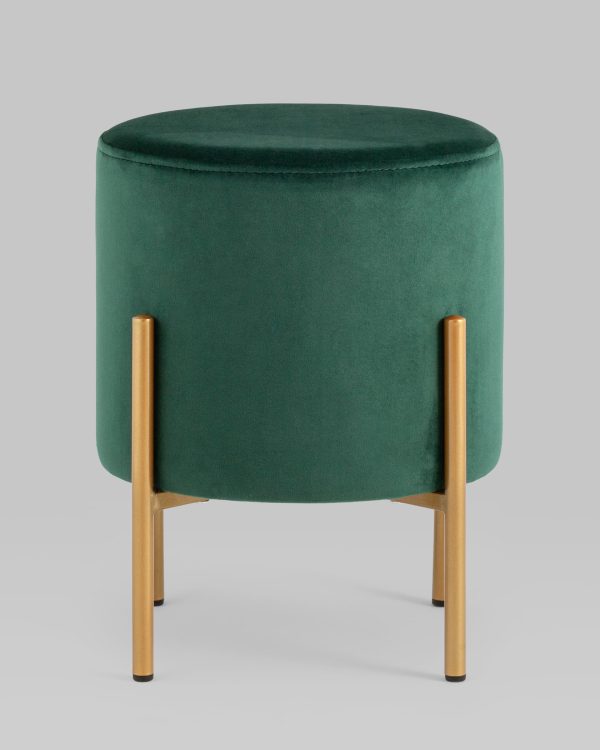 Пуф Кейси велюр зелёный — изображение 3