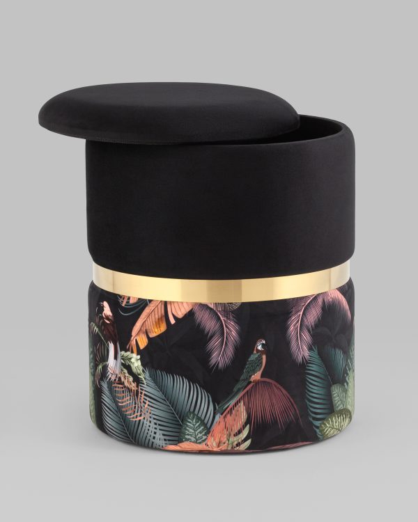 Пуф Кэрри с ящиком велюр Tropic — изображение 3