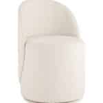 Пуф Loreen вращающийся букле белый