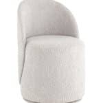 Пуф Loreen вращающийся букле светло-серый