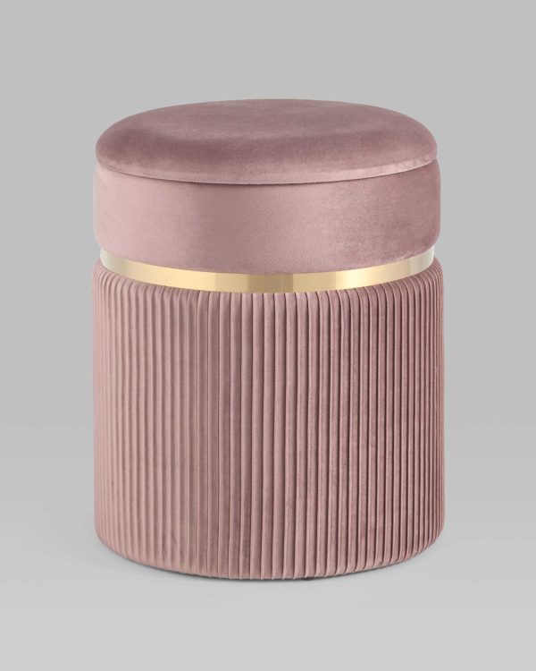 puf-miranda-s-jashhikom-veljur-rozovyj-1 Пуф Миранда с ящиком велюр розовый — изображение 2