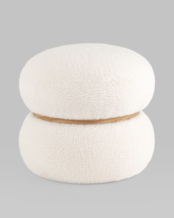 Пуф Полли S тедди белый — изображение 2