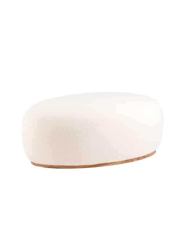 Пуф Полли XL тедди белый