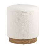 Пуф с ящиком Долли S тедди белый