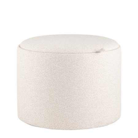 Пуф с ящиком Хюгге L букле бежевый
