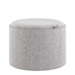 Пуф с ящиком Хюгге L букле серый