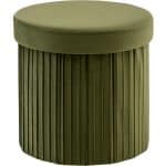 Пуф складной с ящиком Store Round травяной