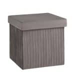 Пуф складной с ящиком Store Square антрацитовый