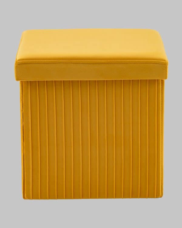 Пуф складной с ящиком Store Square жёлтый — изображение 3