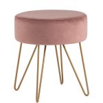 Пуф Спейси велюр пыльно-розовый