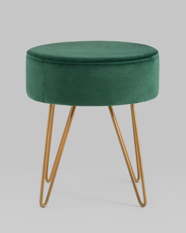 Пуф Спейси велюр зелёный — изображение 3