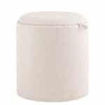Пуф-столик с ящиком Хюгге S букле бежевый
