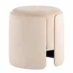 Пуф Taks велюр молочный