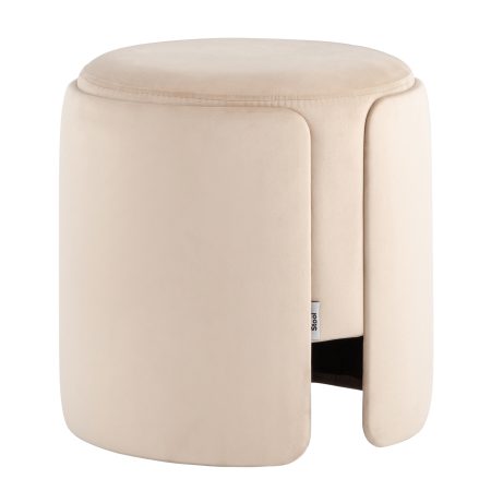 Пуф Taks велюр молочный