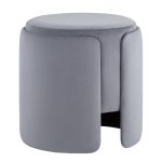 Пуф Taks велюр серый