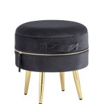 Пуф Тильда велюр антрацит