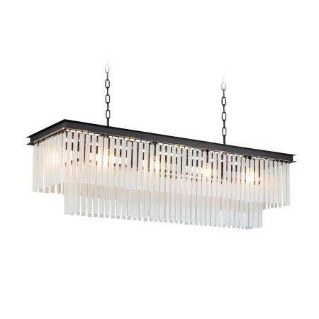 Люстра Odeon 10C/P black/frost