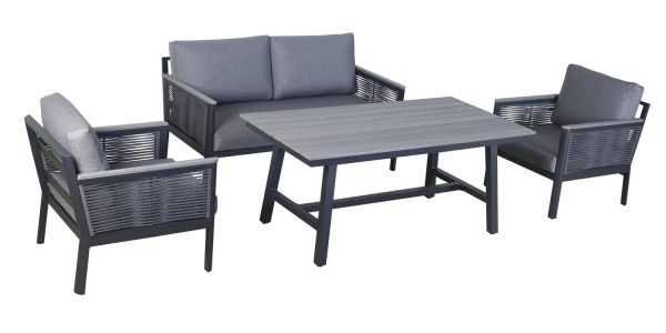 "Сан Ремо" комплект садовый для лаунж-зоны серый — изображение 2