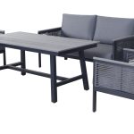 "Сан Ремо" комплект садовый для лаунж-зоны серый