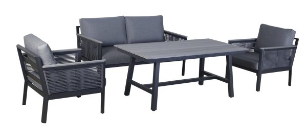 "Сан Ремо" комплект садовый для лаунж-зоны серый — изображение 3